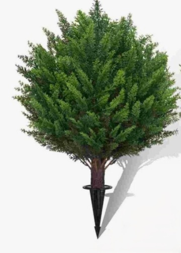 One Allium Way&reg; Artificial Cypress Topiary Tree with Ground Spike, Artificial Shrub Bushes, Fake Evergreen Tree for Porch, Artificial Plant for Outdoor Planters Indoor UV Resistant New In Box $79