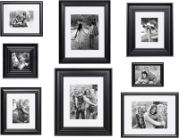 Kate and Laurel Odessa Gallery Wall 8 Piece Frame Set with Assorted Size Frames, Black New In Box $199