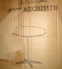 Flash Furniture Lars Black 30'' Round Wood Cocktail Table with 30'' and 42'' Columns New In Box $299 - 2