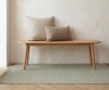 Latitude Run&reg; 47"W Solid Oak Modern Entryway Bench New In Box $299
