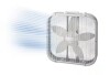 Lasko 20 in. 3 Speed Box Fan in White for Bedrooms, Living Rooms, Garages with Save Smart Technology, 1800 CFM, Carry Handle On Working $59