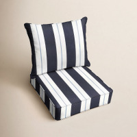 Birch Lane&trade; Deana Indoor/Outdoor Sunbrella Seat/Back Cushion Set, 23" W x 23.5" D New in Box $199
