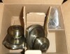 SCHLAGE F10 GEO 609 CAM Camelot Collection Georgian Passage Knob, Antique Brass New In Box $89 - 2