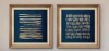 Wall26 "Abstract Lines Illustrations Modern Art Minimalist" 2 - Piece Set, 16" x 16" New in Box $199