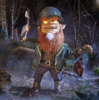 Home Accents Holiday 4.5 FT Wicked Woods Animated LED Cursed Clover New In Box $299