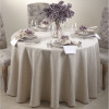 SARO LIFESTYLE Sunflower Design Tablecloth, Yellow, 70"x70" / Zipcode Design&trade; Polyester and Linen Machine Washable Tablecloth, 132" W Round New Assorted $79 - 2