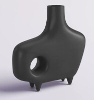 Wade Logan&reg; Batur Ceramic / Porcelain Table Vase / Lifestyle Group Distribution Adam & Friends Home Decor Silence Is Golden Sculpture | 1-Piece New Assorted $89