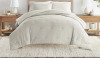 Ebern Designs King/Cal-King Size Waffle Textured 3-PC Comforter Set All Season Down-Alternative Ultra Soft Bedding New In Box $299