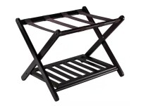 WINSOME WOOD Reese Luggage Rack with Shelf New in Box $99