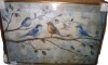 Art Remedy Ochre and Blue Birds Canvas Farmhouse Art by Art Remedy, 32" x 48" New in Box $299 - 2