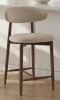 George Oliver Upholstered Counter Height Bar Stool with Solid Wood legs New In Box $299