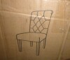 Andover Mills&trade; Agastya 18.7" H Tufted Linen/PU Leather Upholstered Parsons Chair New Open Box $299 - 2