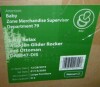 Baby Relax Huntington Nursery Glider & Ottoman, Brown Wood with Light Gray Microfiber Cushions, New in Box $299 - 2