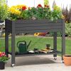 Lark Manor&trade; Alphonsa 43.3"W x 34.1"H ft Resin Raised Garden Bed 34.1 H x 43.4 W $399