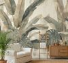 Lark Manor Tropical Leaves Peel & Stick Abstract Wallpaper Monstera Banana Leaf Wall Mural New In Box $399