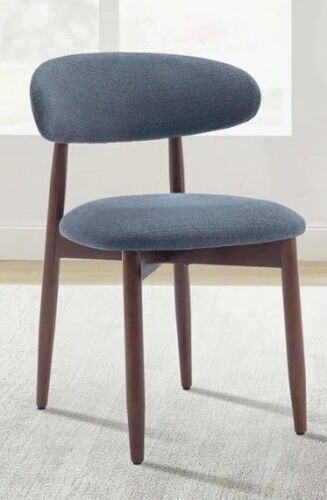 Corrigan Studio&reg; Vannie Upholstered Solid Wood Side Dining Chair -Blue $299