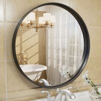 Orren Ellis Aevar Tempered Glass and Aluminum Alloy Framed French Cleat Mounted Wall Mirror New $299