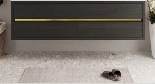 Winston Porter 60" Modern Wall-Mounted Double Bathroom Vanity Cabinet $1899