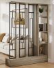 George Oliver 70.9" Wall Room Divider With Display Shelves, Modern Freestanding Room Divider Screen With Sturdy Base, Wall Partition New in Box $499