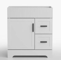 Eclife 30" Freestanding Single Bathroom Vanity Base Cabinet In White New in Box $599