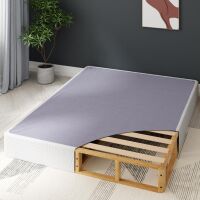 Zinus Edgar 8 Inch Bamboo Box Spring, Mattress Foundation, Sturdy Bamboo Structure, Low Profile, Easy Assembly, Queen New in Box $399