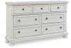 Signature Designs by Ashley Robbinsdale Antique White Dresser New in Box $1999