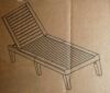 Latitude Run Nestl Waterproof, Lightweight, and Adjustable Outdoor Polyresin Chaise Lounge Chair, Gray, New in Box $699 - 2