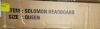 Corrigan Studios Soloman Mid-Century Modern Light Beige Fabric and Walnut Brown Finished Wood Queen Size Headboard New in Box $699 - 2