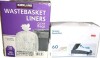 Kirkland Signature 10 Gallon Clear Wastebasket Liner, 500 Count / Simply Essential 11.8 Gallon Trash Can Liners, 60 Count New In Box Assorted - 2