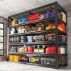 REIBII Heavy Duty Garage Shelving, 6 Tier Storage Shelves, 3500LBS Adjustable Shelving Unit, Metal Shelf for Shop, Business, Warehouse, Basement, Pantry, Factory, Organized Storage, 55" W x 26" D x 84" H New Open Box $399