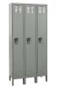Hallowell&reg; 1-Tier 3 Door Premium Locker, 45"W x 18"D x 78"H, New Shelf Pull $699