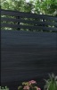 Mondaria Modern Garden Lattice Top Composite Privacy Fence &ndash; Grained Finish New in Box $599