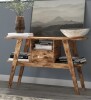 Trent Austin Designs Healdton 47'' Solid Wood Top Console Table New Open Box $299