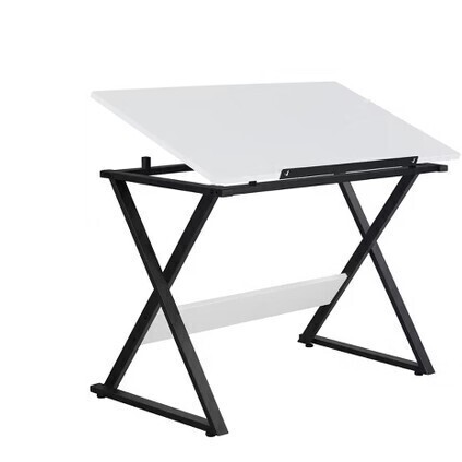 Yaheetech Minimalist Drafting Table For Artists Basic Drawing Deck White New in Box $299
