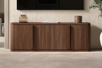 George Oliver Vance Rectangular TV Stand for TV's up to 78" in Satin Walnut New in Box $599