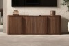 George Oliver Vance Rectangular TV Stand for TV's up to 78" in Satin Walnut New in Box $599