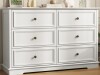 Lark Manor Valera 6 Drawer 47.2" W Double Dresser New in Box $599