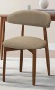 George Oliver Maylon Upholstered Solid Wood Frame Side Chair in Camel $299