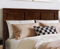 Lark Manor Amear Full Size Solid Wood Headboard in Walnut New in Box $299