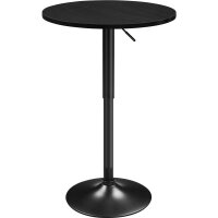 Latitude Run&reg; 36" H Adjustable Swivel Pub Round Table New In Box $299