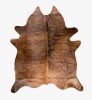 17 Stories Kobe 6' X 7' Exotic Cowhide Rug - Medium Brindle New $1199
