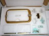 MCOCOD Frameless Swing Shower Door Hardware Kit: Hinges & Handles for 5/16&rdquo; to 3/8&rdquo; Glass New In Box $799 - 2