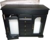 Sfugno Jewelry Box for Women Girls, Wooden Jewelry Organizer Box with Mirror, 5 Layer Jewelry Storage Case, Black $99 - 2