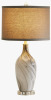 Mercer41 Autry 25.8"silky Gray Glass Table Lamp With Crystal Base New In Box $299