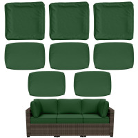 Latitude Run&reg; 8 Pcs Outdoor Cushion Slipcovers All-Weather Patio Cushion Covers For Outdoor Furniture, Covers Only New In Box $199