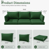 Latitude Run&reg; 8 Pcs Outdoor Cushion Slipcovers All-Weather Patio Cushion Covers For Outdoor Furniture, Covers Only New In Box $199 - 2