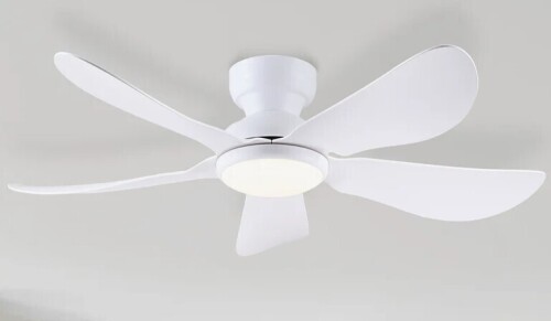 Wrought Studio&trade; 46" Flush Mount Low Profile Ceiling Fan With Light And Remote/app Control New In Box $399
