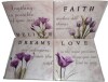 Red Barrel Studio&reg; "Purple Tulip Bathroom Decor" 4 - Pieces, 13'' H X 13'' W New In Box $199 - 2