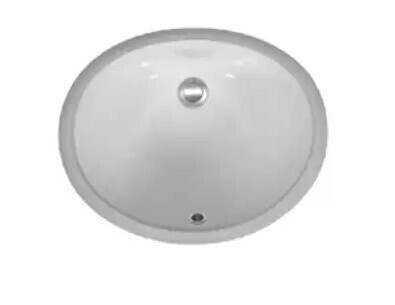 Karran Undermount Single Bowl Vanity Sink, 17" x 14" x 6", White New in Box $299