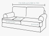 Rebrilliant Velvet Stretch 3 Piece T Cushion Sofa Slipcovers for 2 Couch Covers with 2 Individual T Cushion Covers Machine Washable New in Box $99 - 2